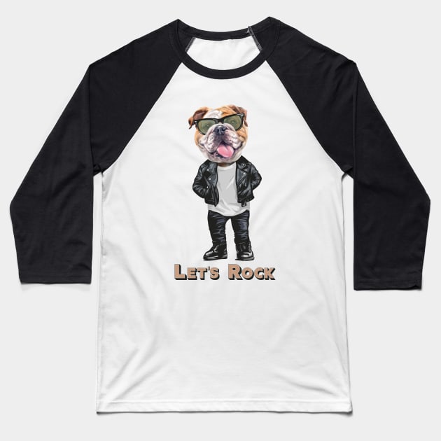 Bulldog Baseball T-Shirt by obodo